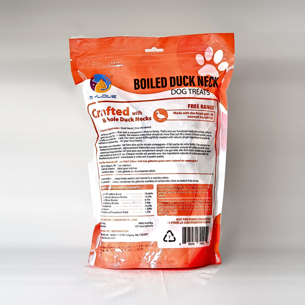 Boiled Duck Necks for Dogs & Cats – 5 Pieces